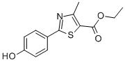 Ethyl 2-(4-hydroxyphenyl)-4-methylthiazole-5-carboxylate161797-99-5