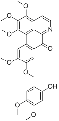 1,2,3,10-Tetramethoxy-9-(2-hydroxy-4,5-dimethoxybenzyloxy)oxoaporphine872729-33-4