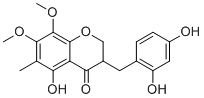 3-(2,4-Dihydroxybenzyl)-5-hydroxy-7,8-dimethoxy-6-methylchroman-4-one149180-48-3