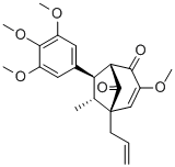 5-Allyl-3-methoxy-6-methyl-7-(3,4,5-tri methoxyphenyl)bicyclo[3.2.1]oct-3-ene-2,8-dione106894-43-3