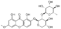 Swertianin 2-O-α-L- rhamnopyranosyl-(1→2)-β-D-xylopyranoside说明书