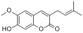 7-Hydroxy-6-methoxy-3-prenylcoumarin299159-90-3