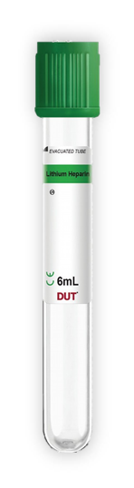 DUT 真空采血管 （DUT-004) 肝素锂 （血浆采血管）
