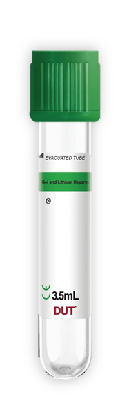 DUT 真空采血管 （DUT-012) 肝素锂和惰性分离胶