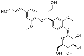 Dehydrodiconiferyl alcohol 4-O-β-D-glucopyranoside说明书