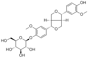 (+)-Pinoresinol 4-O-glucoside说明书