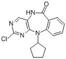 2-Chloro-11-cyclopentyl-5H-benzo[e]pyrimido[5,4-b][1,4]diazepin-6(11H)-one1521197-43-2