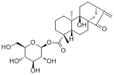 ent-9-Hydroxy-15-oxokaur-16-en-19-oic acid β-D-glucopyranosyl ester81263-96-9