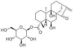 ent-6α,9α-Dihydroxy-15-oxokaur-16-en-19-oic acid β-D-glucopyranosyl ester81263-98-1