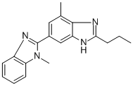 2-n-Propyl-4-methyl-6-(1-methylbenzimidazole-2-yl)benzimidazole152628-02-9