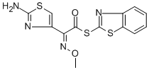 S-2-Benzothiazolyl2-amino-alpha-(methoxyimino)-4-thiazolethiolacetate80756-85-0