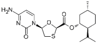Menthyl-5-(4-amino-2-oxo-2H-pyrimidin-1-yl)-[1,3]oxathiolane-2-carboxylic acid147027-10-9