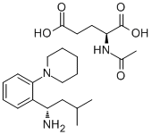 3-Methyl-1-(2-piperidinophenyl)butylamine N-acetylglutamate salt219921-94-5