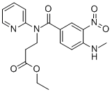 Ethyl 3-(4-(methylamino)-3-nitro-N-(pyridin-2-yl