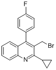 3-(Bromomethyl)-2-cyclopropyl-4-(4'-fluorophenyl)quinoline154057-56-4
