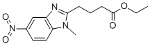 1-Methyl-5-nitro-1H-benzimidazole-2-butanoic acid ethyl ester3543-72-4