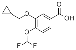 3-Cyclopropylmethoxy-4-difluoromethoxybenzoic acid162401-62-9
