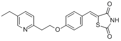 5-(4-(2-(5-Ethylpyridin-2-yl)ethoxy)benzylidene)thiazolidine-2,4-dione144809-28-9