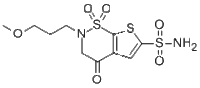 2-(3-Methoxypropyl)-4-oxo-3,4-dihydro-2H-thieno[3,2-e][1,2]thiazine-6-sulfonamide 1,1-dioxide154127-41-0
