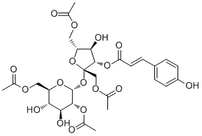 1,6,2',6'-O-Tetraacetyl-3-O-trans-p-coumaroylsucrose138195-49-0