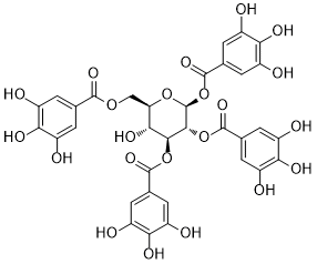 1,2,3,6-Tetra-O-galloyl-β-D-glucose79886-50-3