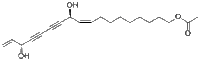 1-Acetoxy-9,17-octadecadiene-12,14-diyne-11,16-diol213905-35-2