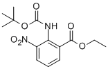 Ethyl2-((tert-butoxycarbonyl)amino)-3-nitrobenzoate136285-65-9
