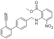 Methyl 2-(((2'-cyano-[1,1'-biphenyl]-4-yl)methyl)amino)-3-nitrobenzoate139481-28-0