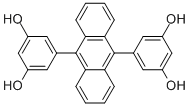 9,10-Bis(3,5-dihydroxyphenyl)anthracene153715-08-3