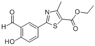 Ethyl 2-(3-formyl-4-hydroxyphenyl)-4-methylthiazole-5-carboxylate161798-01-2
