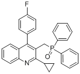 2-Cyclopropyl-3-[(diphenylphosphinyl)methyl]-4-(4-fluorophenyl)quinoline146578-99-6