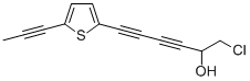 1-Chloro-6-(5-(prop-1-ynyl)thiophen-2-yl)hexa-3,5-diyn-2-ol78876-52-5
