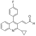 3-[2-Cyclopropyl-4-(4-fluorophenyl)-3-quinolinyl-2-propenal148901-68-2