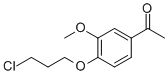 1-(4-(3-Chloropropoxy)-3-methoxyphenyl)ethanone58113-30-7