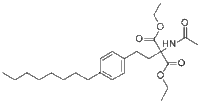 Diethyl 2-acetamido-2-(4-octylphenethyl)malonate162358-08-9