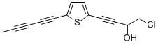 2-(4-Chloro-3-hydroxy-1-butynyl)-5-(1,3-pentadiynyl)thiophene26905-70-4