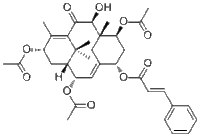2α,7β,13α-Triacetoxy-5α-cinnamoyloxy-9β-hydroxy-2(3→20)abeotaxa-4(20),11-dien-10-one322471-42-1