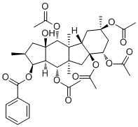 5,8,9,10,14-Pentaacetoxy-3-benzoyloxy-15-hydroxypepluane210108-91-1