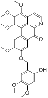 1,2,3,10-Tetramethoxy-9-(2-hydroxy-4,5-dimethoxybenzyloxy)oxoaporphine872729-33-4图片