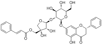 (2S)-Pinocembrin 7-O-[2''-O-(5'''-O-trans-cinnamoyl)-β-D-apiofuranosyl]-β-D-glucoside773899-29-9