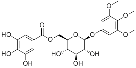 3,4,5-Trimethoxyphenyl-(6'-O-galloyl)-O-β-D-glucopyranoside109206-94-2