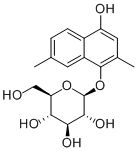 2,7-Dimethyl-1,4-dihydroxynaphthalene 1-O-glucoside839711-70-5