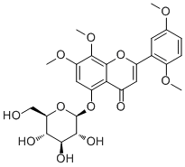 5-Hydroxy-7,8,2',5'-tetramethoxyflavone 5-O-glucoside942626-75-7
