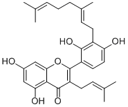 3'-Geranyl-3-prenyl-2',4',5,7-tetrahydroxyflavone1334309-44-2