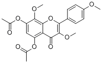 5,7-Diacetoxy-3,8,4'-trimethoxyflavone5128-43-8