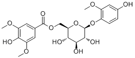 4-Hydroxy-2-methoxyphenol1-O-(6-O-syringoyl)glucoside945259-61-0