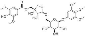 5''-O-Syringoylkelampayoside A1014974-98-1
