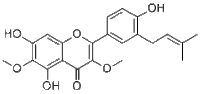 5,7,4'-Trihydroxy-3,6-dimethoxy-3'-prenylflavone959421-20-6特价