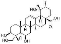 3,6,19,23-Tetrahydroxy-12-ursen-28-oic acid91095-51-1