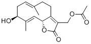 13-Acetoxy-3β-hydroxygermacra-1(10)E,4E,7(11)-trien-12,6α-olide126829-66-1